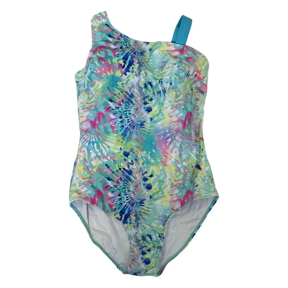 Tie Dye Junior Size One Piece Swimsuit Size 15/16 NWT